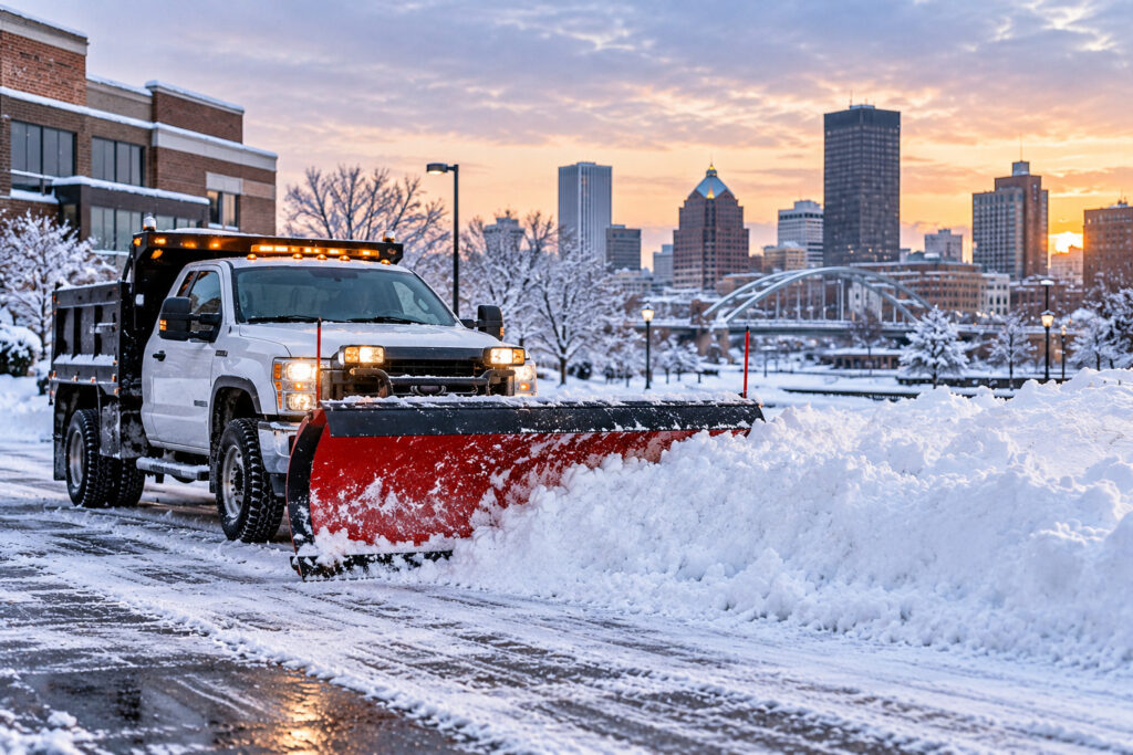 snow plowing Rochester NY